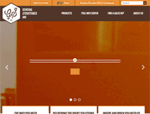 Tablet Screenshot of generalstructuresinc.com